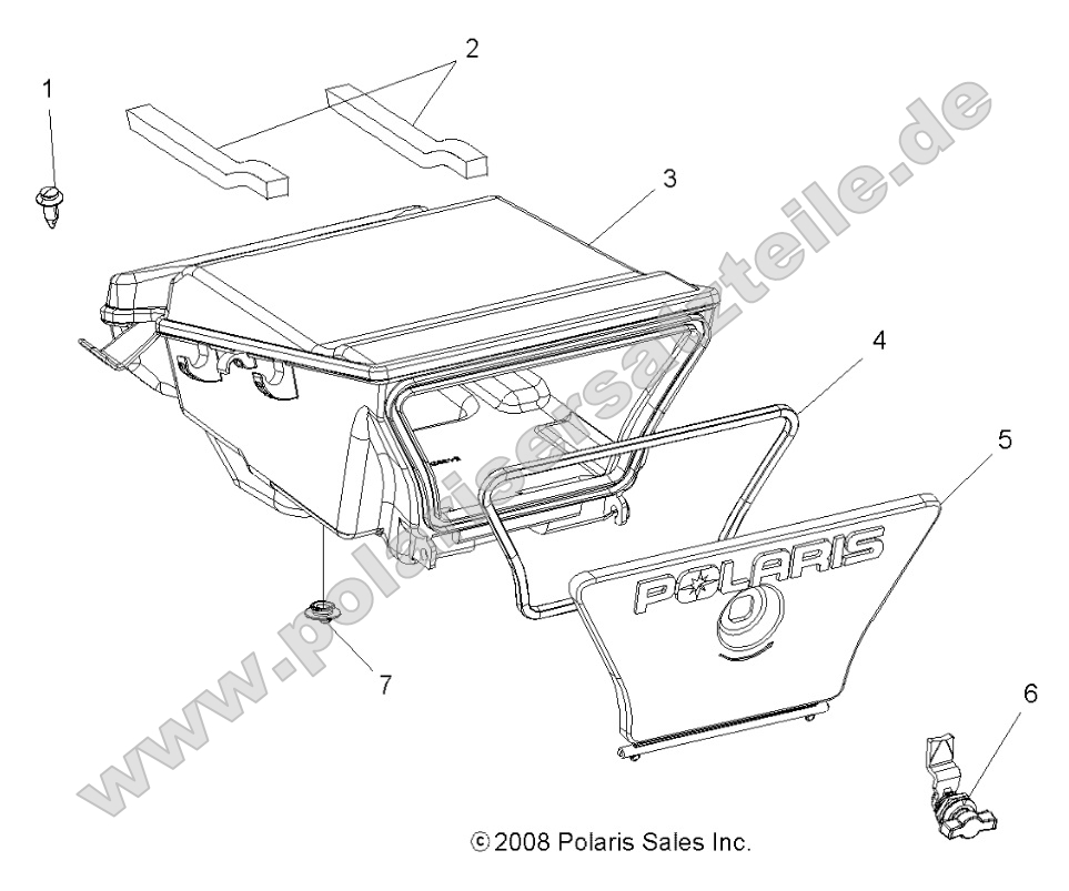 Body, Storage Box, Rear Body, Storage Box, Rear