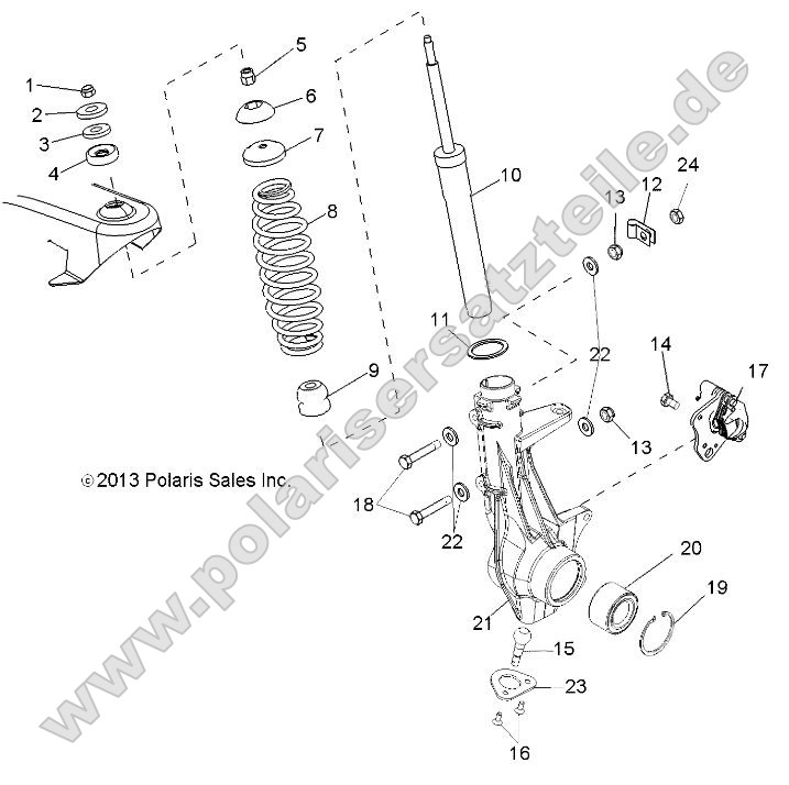 Suspension, Front Strut Suspension, Front Strut