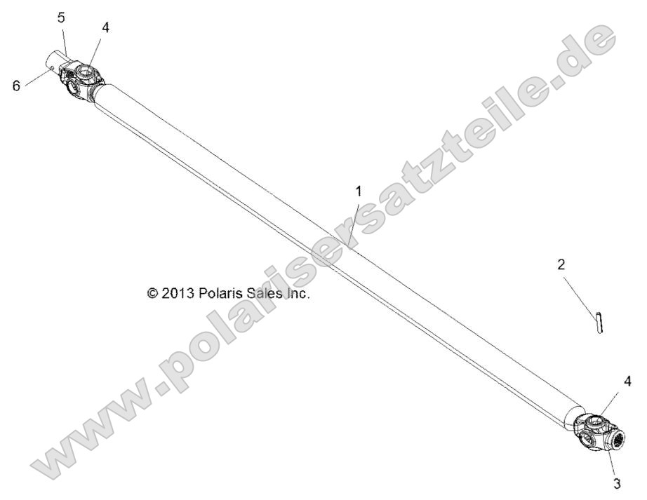 Drive Train, Front Prop Shaft