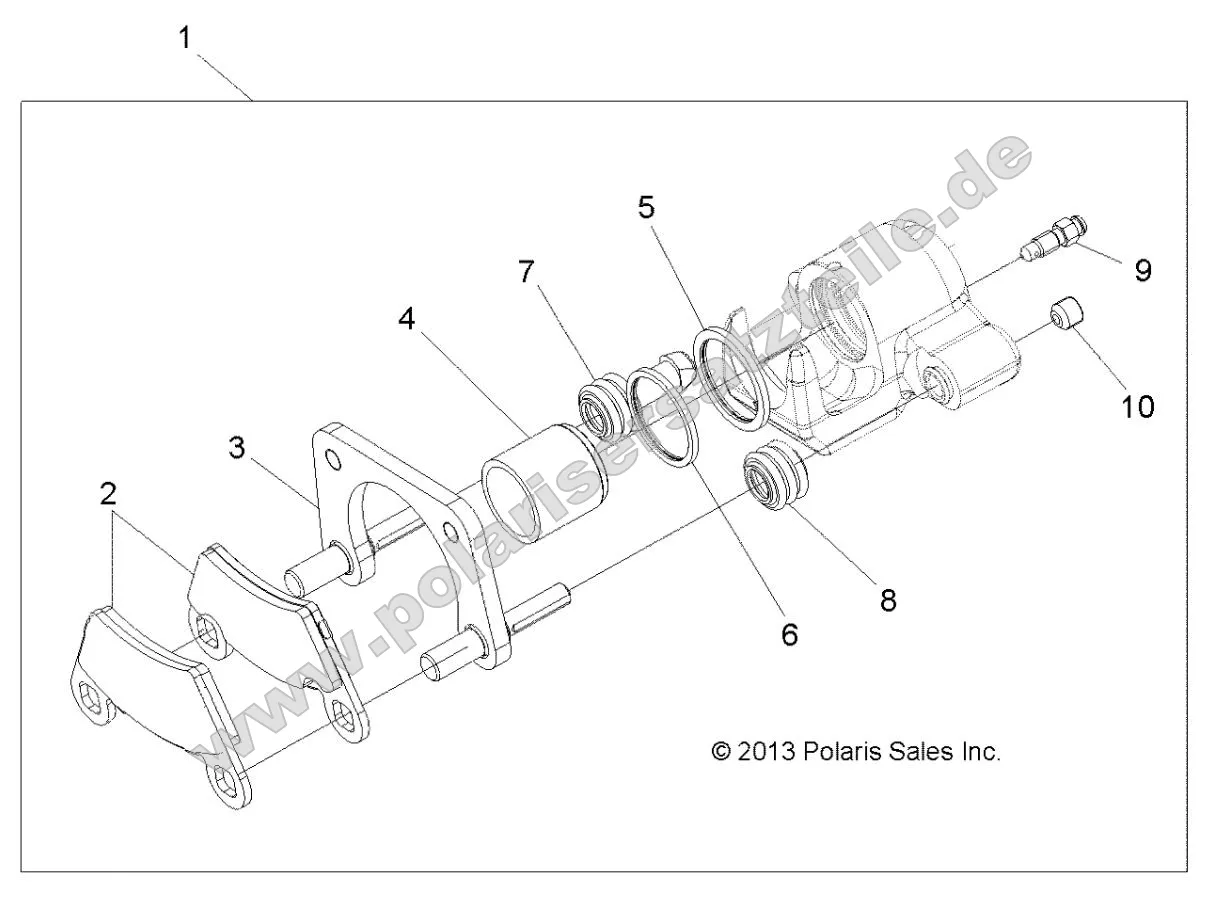 Brakes, Caliper, Rear