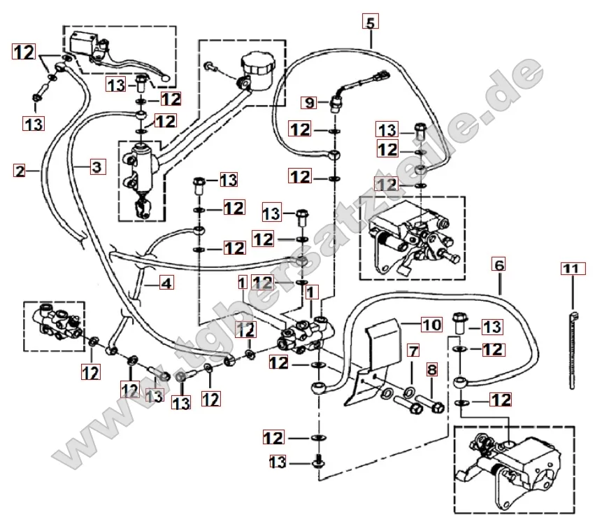 Bremsanlage hinten Bremsanlage hinten