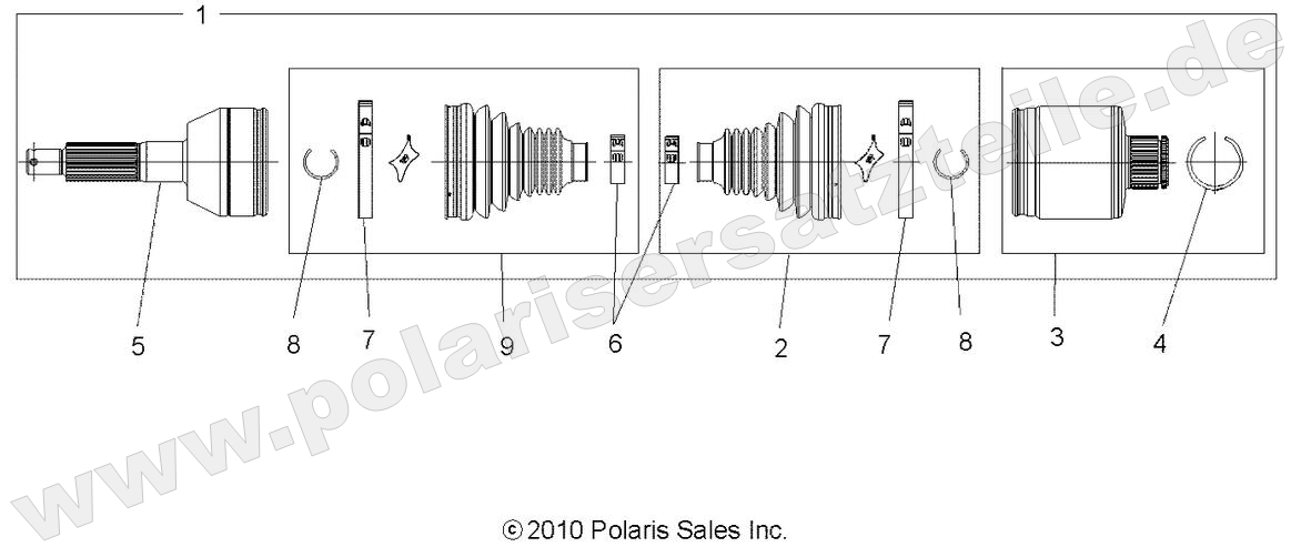 DRIVE TRAIN, REAR DRIVE SHAFT DRIVE TRAIN, REAR DRIVE SHAFT