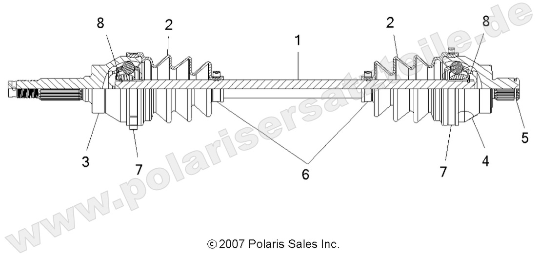 DRIVE TRAIN, REAR DRIVE SHAFT DRIVE TRAIN, REAR DRIVE SHAFT