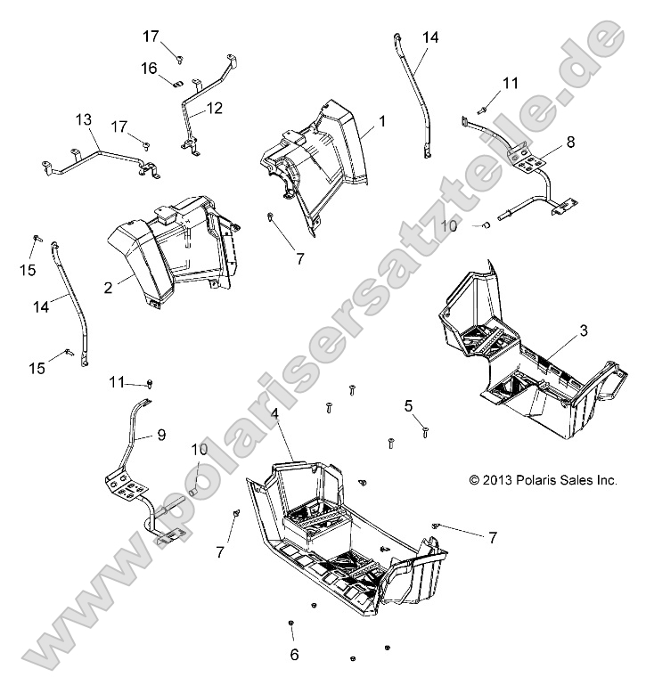 Body, Rear Cab and Footwells