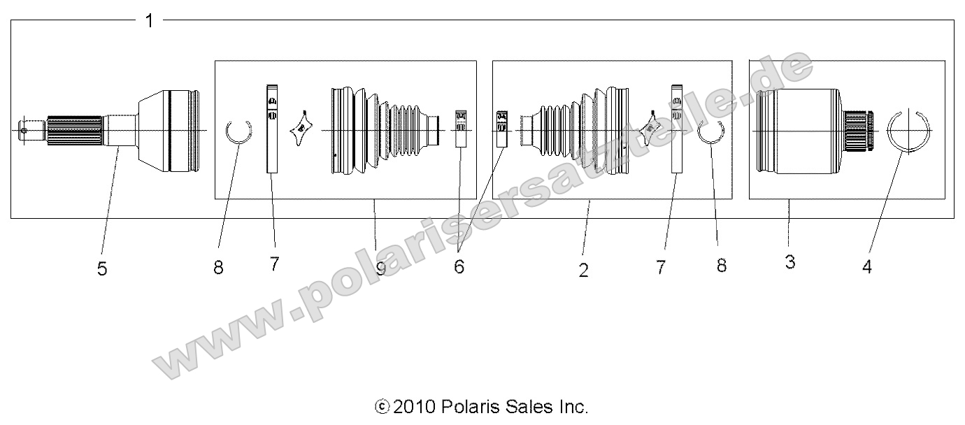Drive Train, Rear Drive Shaft Drive Train, Rear Drive Shaft