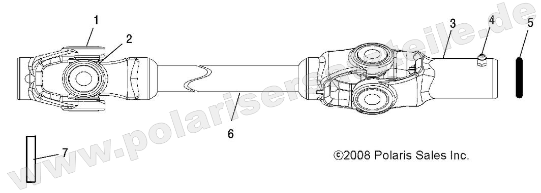 DRIVE TRAIN, PROP SHAFT