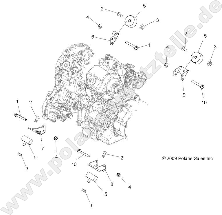 ENGINE, MOUNTING ENGINE, MOUNTING