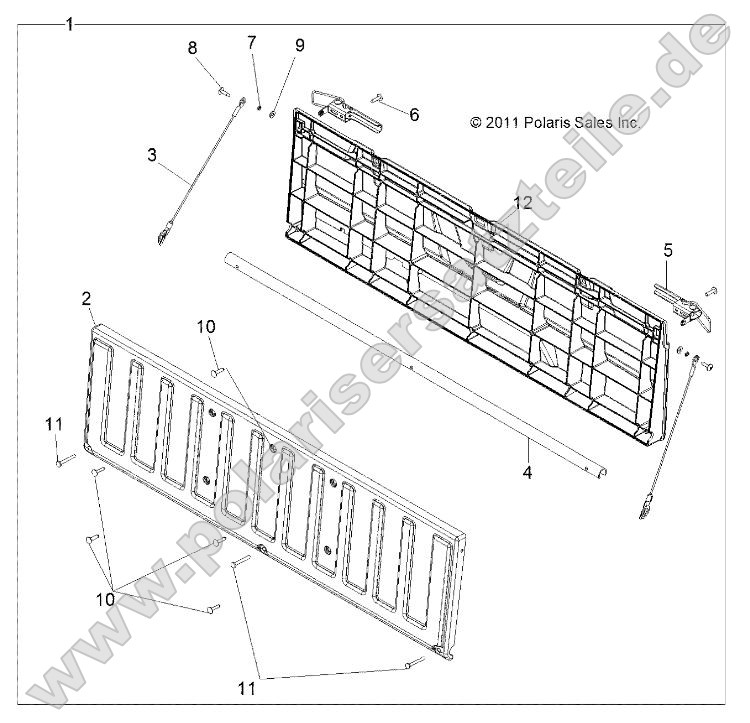 Body, Tailgate Asm. Body, Tailgate Asm.
