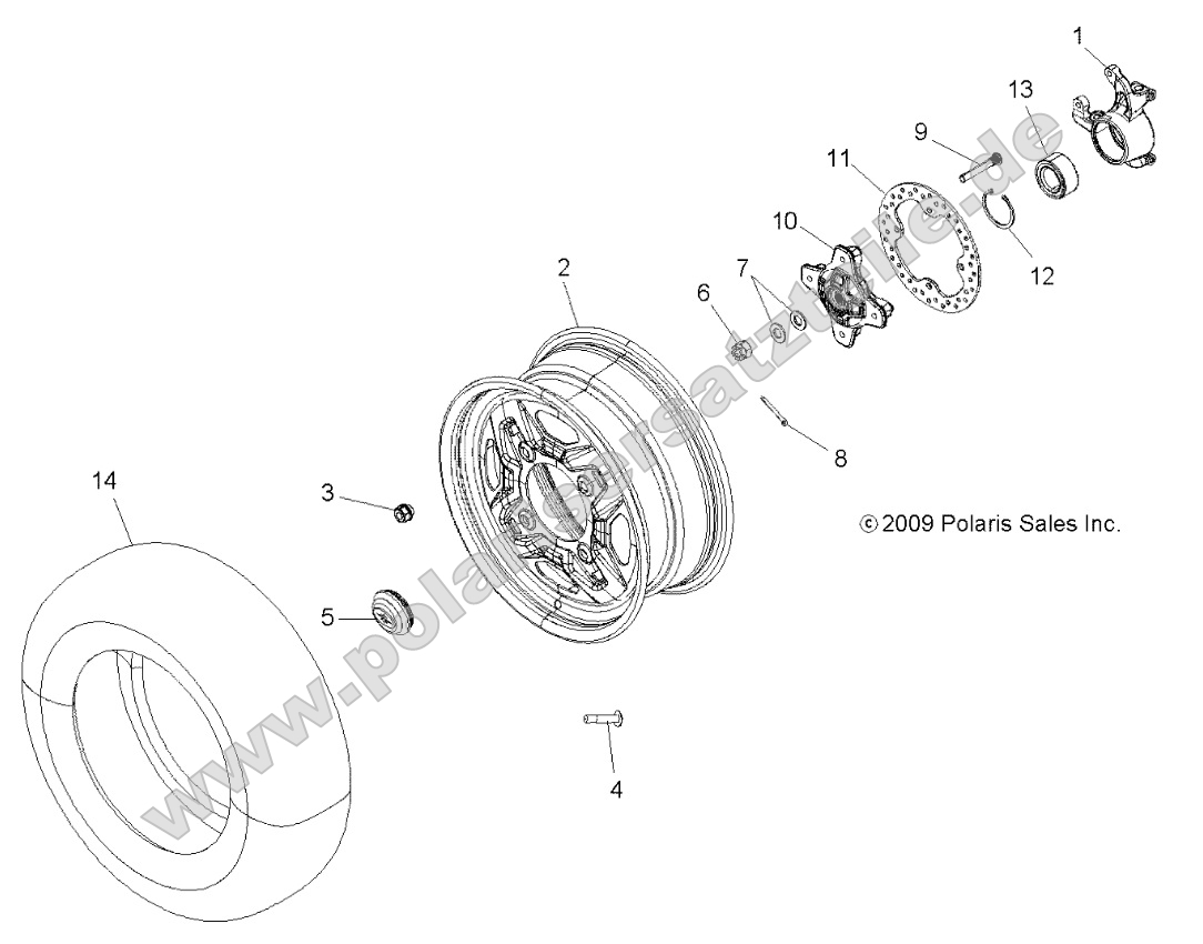 Wheels, Front and Hub Wheels, Front and Hub