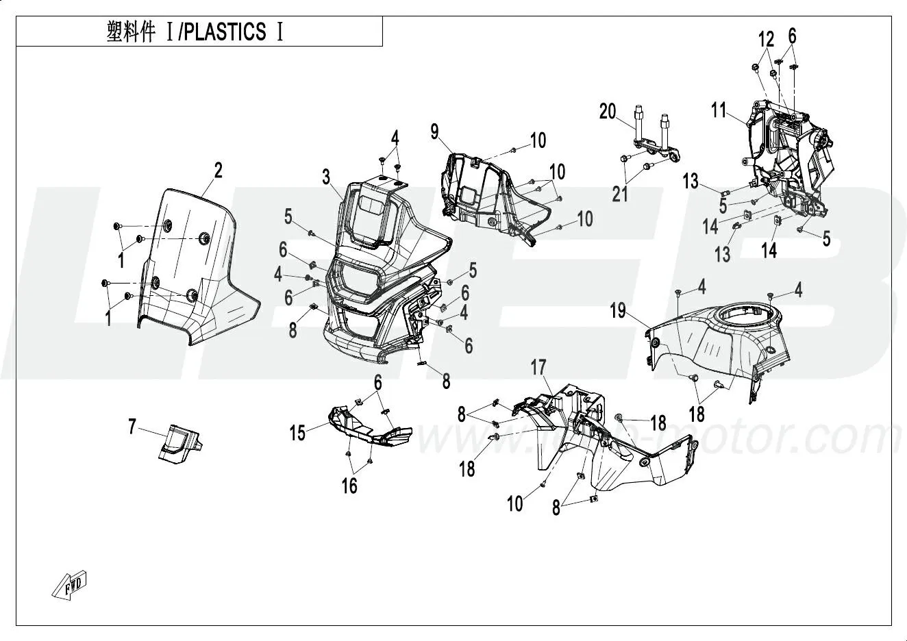 Verkleidungsteile 1 Verkleidungsteile 1