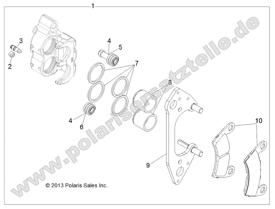 Brakes, Front Caliper Brakes, Front Caliper