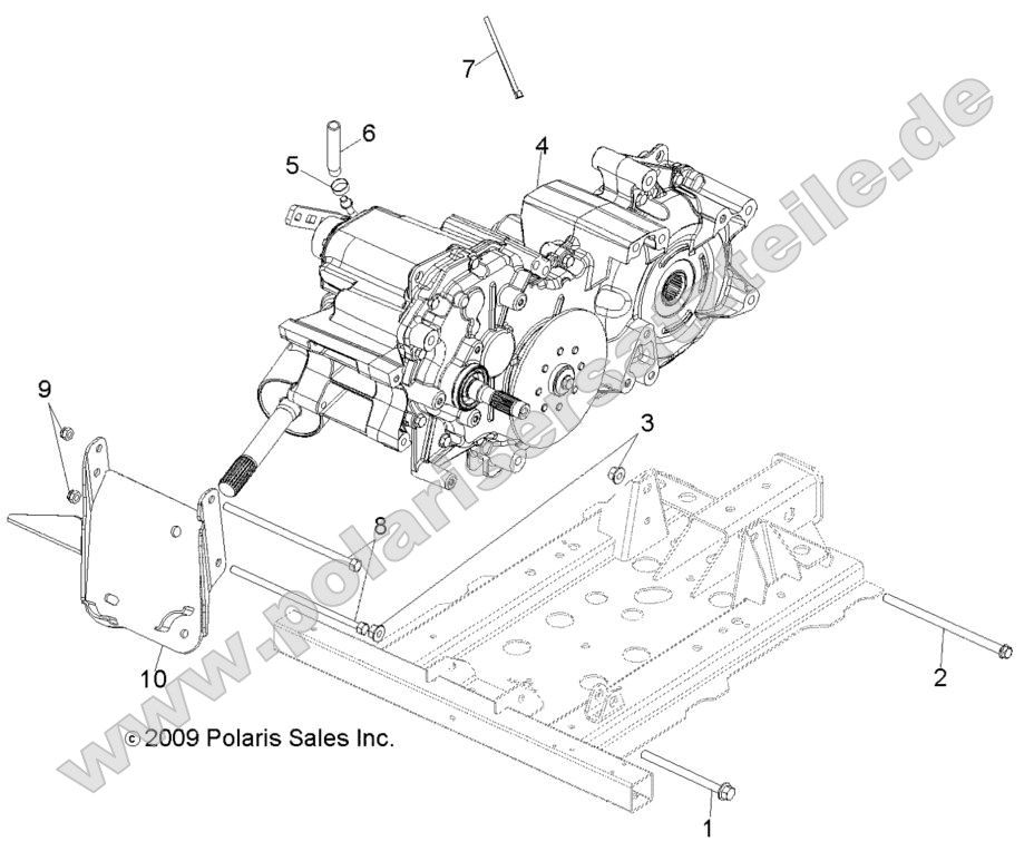 Drive Train, Main Gearcase Mounting