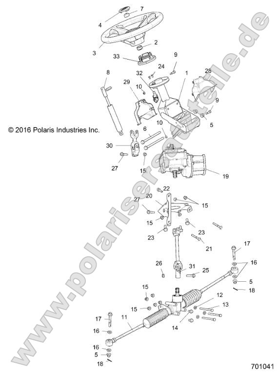 Steering, Steering Asm. (701041) Steering, Steering Asm. (701041)