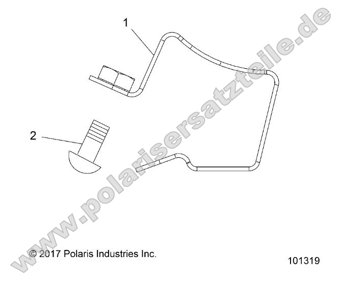 Engine, Fuel Rail Clamp (from 2/3/2017) Engine, Fuel Rail Clamp (from 2/3/2017)