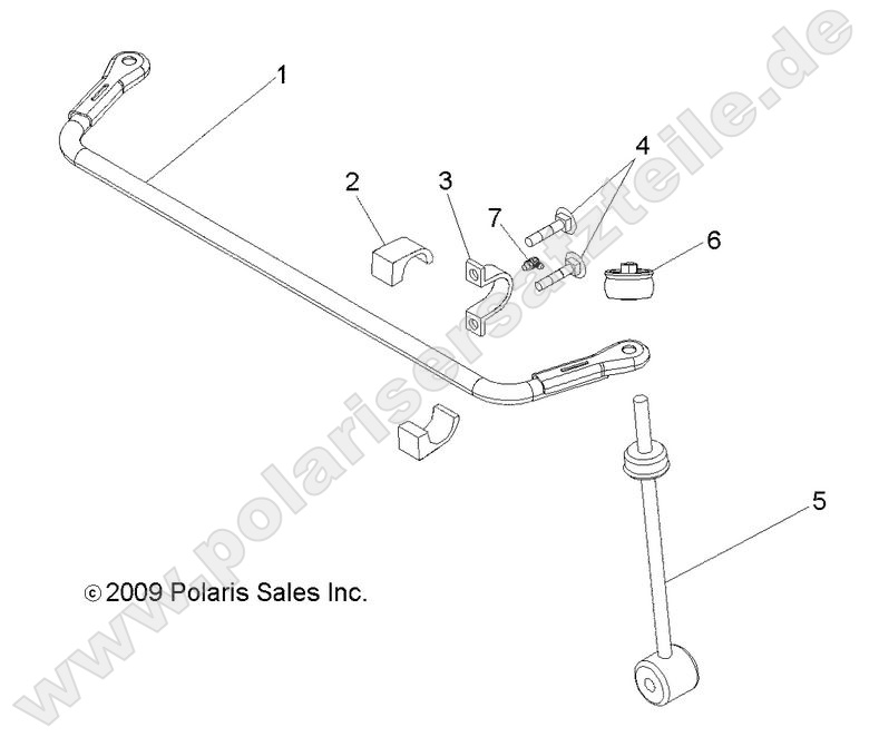 SUSPENSION, REAR STABILIZER BAR