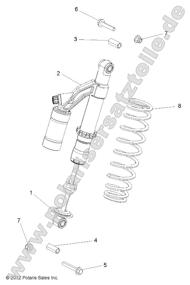 Suspension, Shock, Rear, Mounting Suspension, Shock, Rear, Mounting