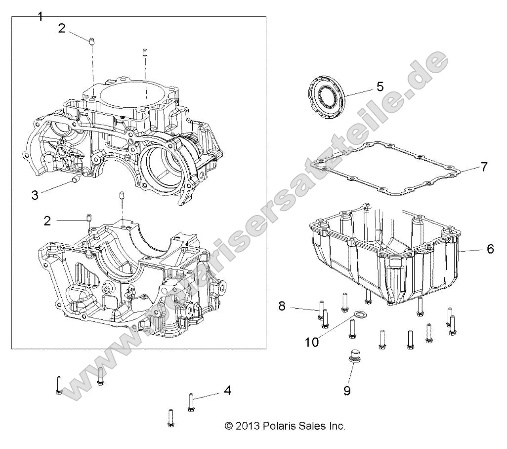 Engine, Crankcase and Oil Sump Engine, Crankcase and Oil Sump