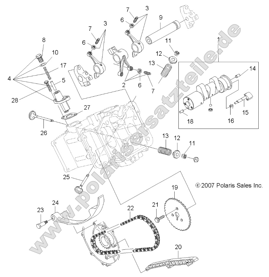 Engine, Valves and Camshaft Engine, Valves and Camshaft