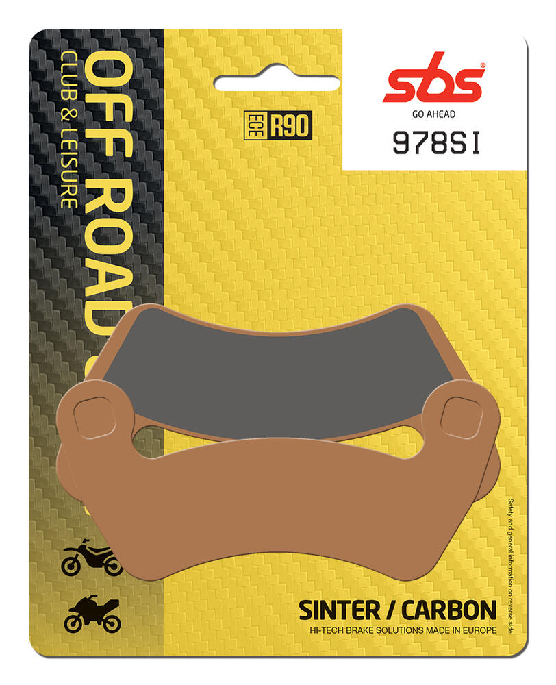 SBS_978_SI SBS Bremsbeläge Offroad & ATV Sintermetall - 978SI