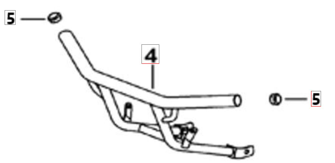 Stoßstange vorne schwarz