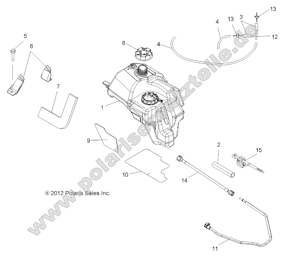 Body, Fuel Tank Asm. Body, Fuel Tank Asm.