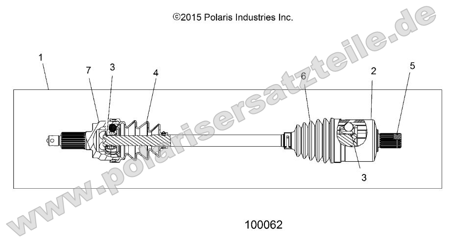Drive Train, Drive Shaft, Front Drive Train, Drive Shaft, Front