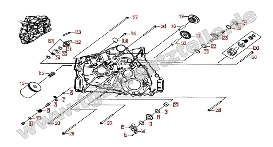 Motorgehäuse links (1)