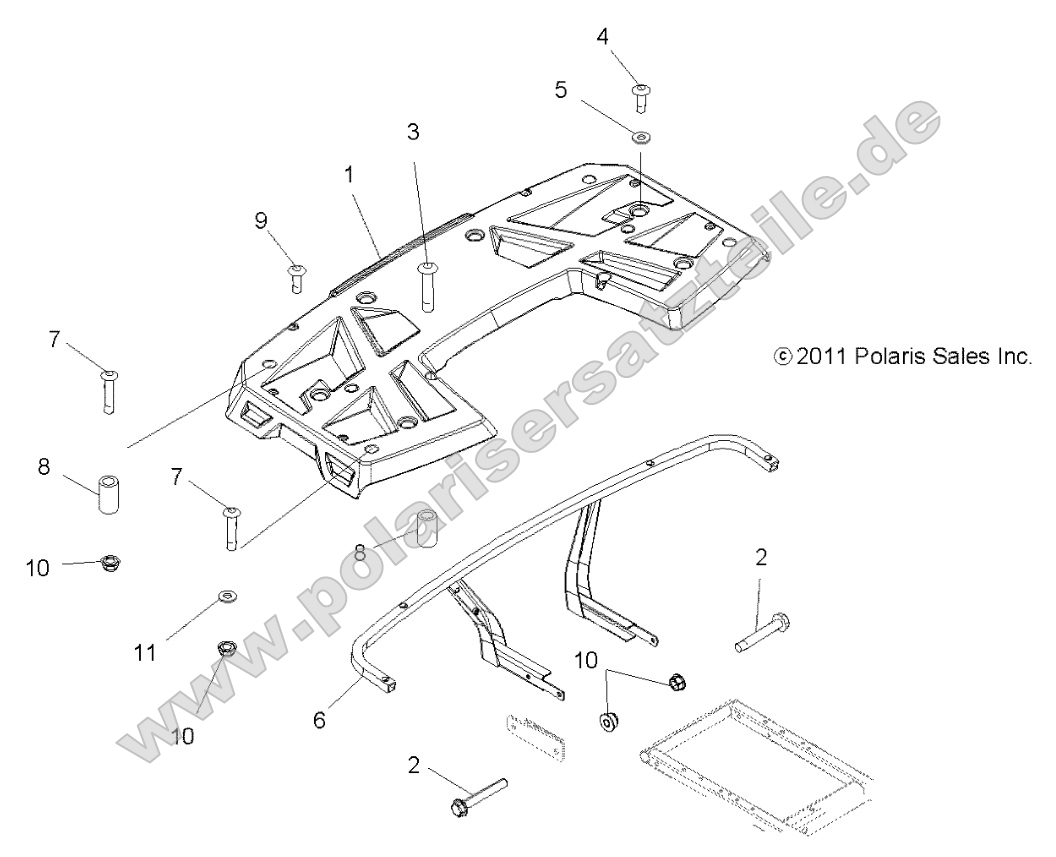Body, Rear Rack Body, Rear Rack