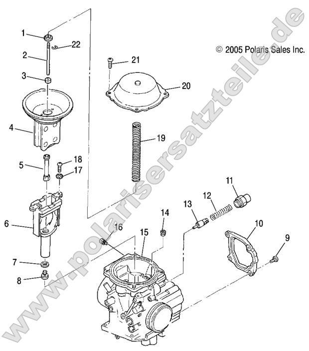 Engine, Carburetor, Upper