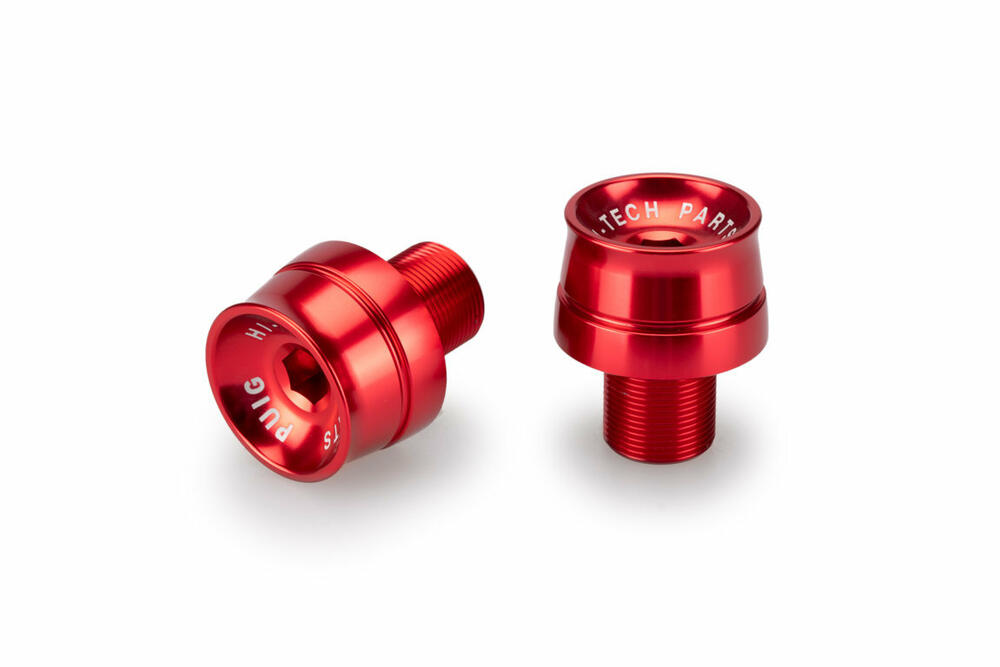 PUIG LENKERENDEN ALUMINIUM MOD.SPEED KAWASAKI C/ROT - 21014R