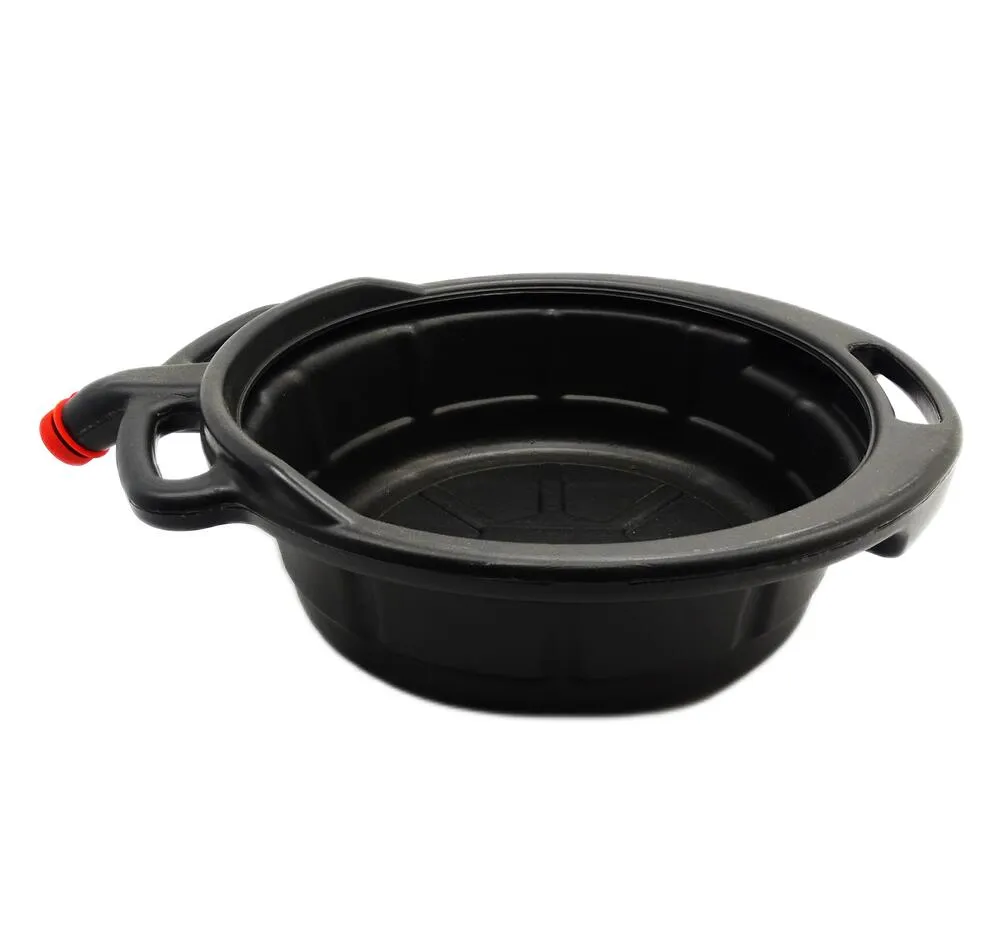 TMP_Oel_Auffangbehaelter_Rund_mit_Ablauf_7_Liter___Oelwanne_6694-2_inPixio TMP Öl Auffangbehälter / Ölwanne Rund mit Ablauf - 7 Liter