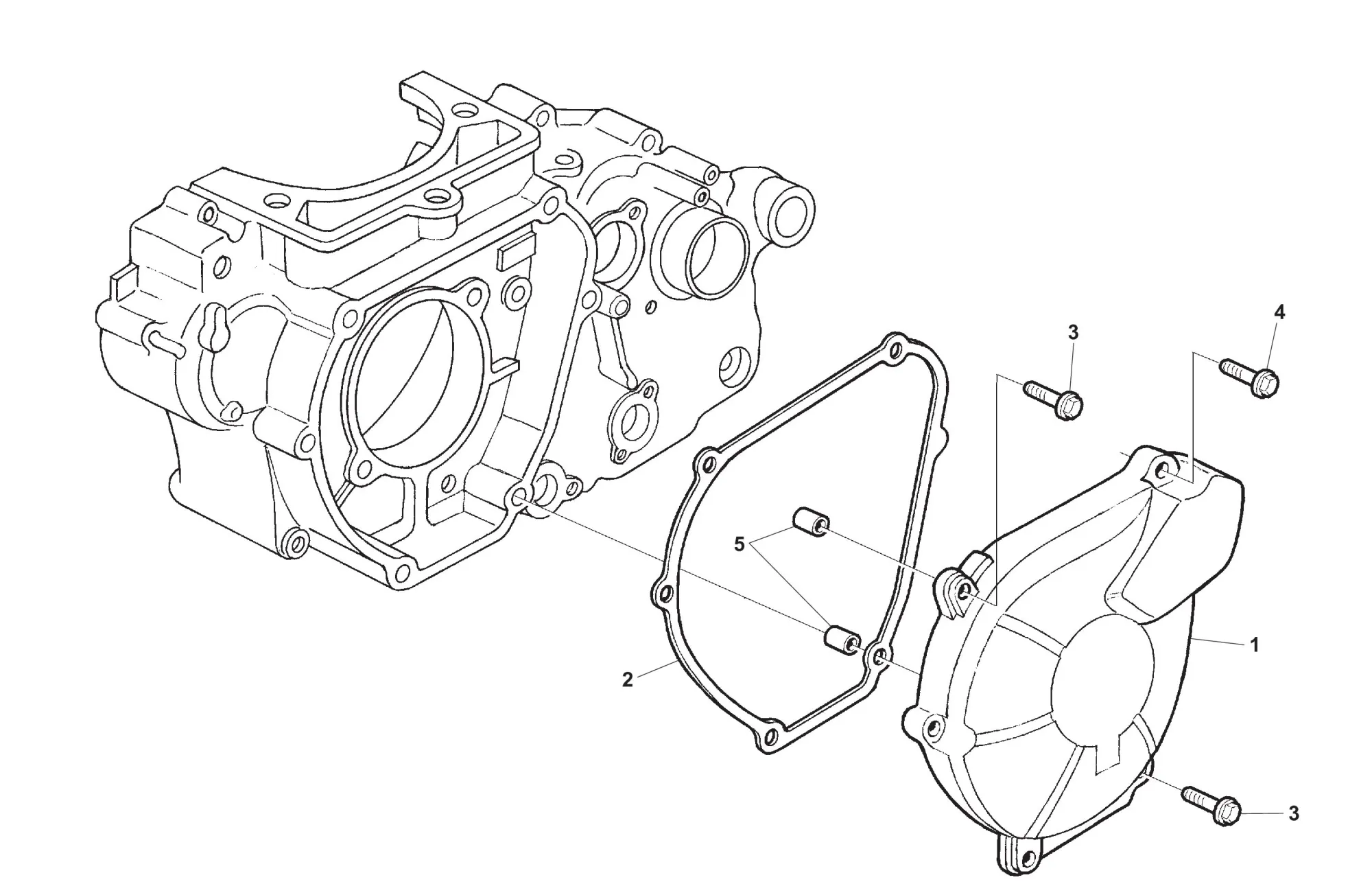 Motordeckel links Motordeckel links