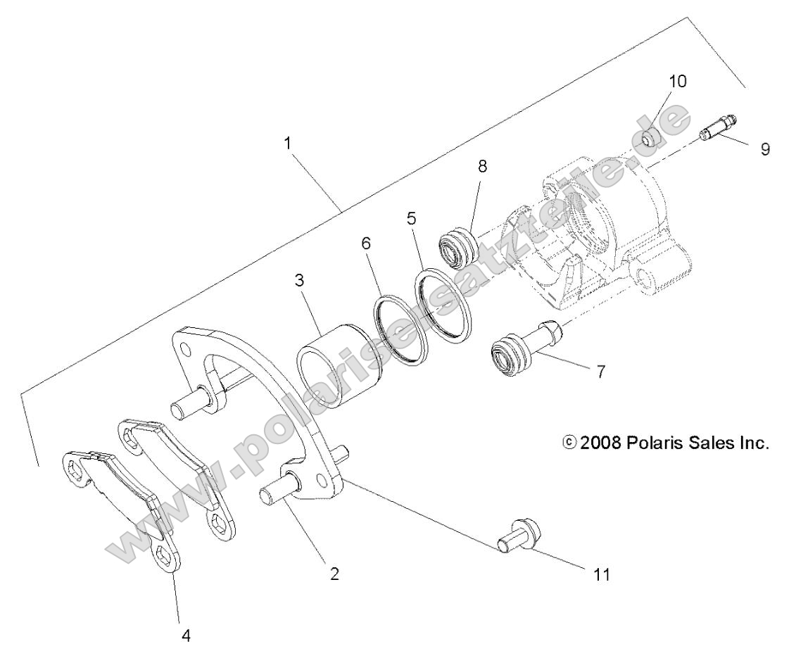 Brakes, Rear Caliper Brakes, Rear Caliper