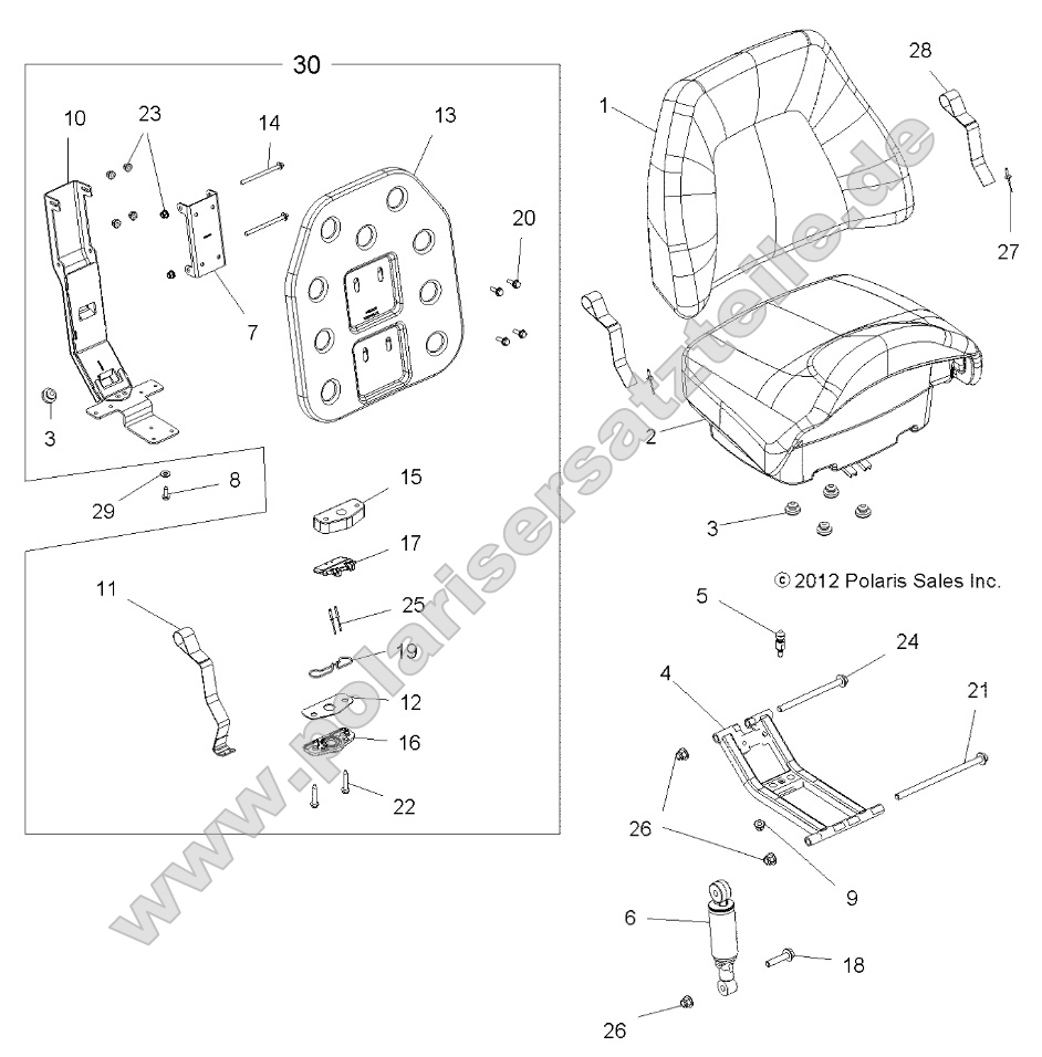 Body, Seat, Passenger Body, Seat, Passenger