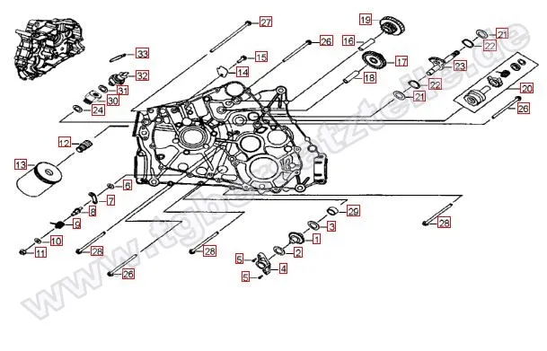 Motorgehäuse links (1)