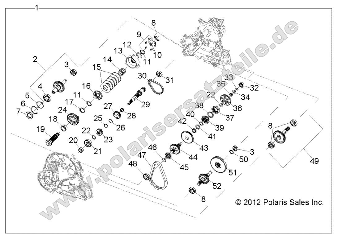 Drive Train, Main Gearcase Internals