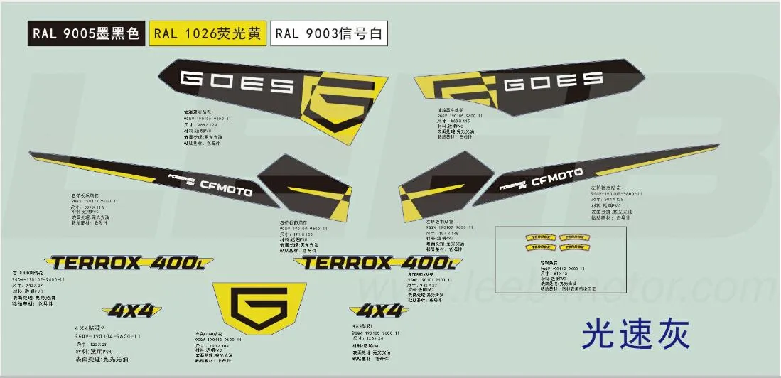 Aufkleber grau-gelb Aufkleber grau-gelb