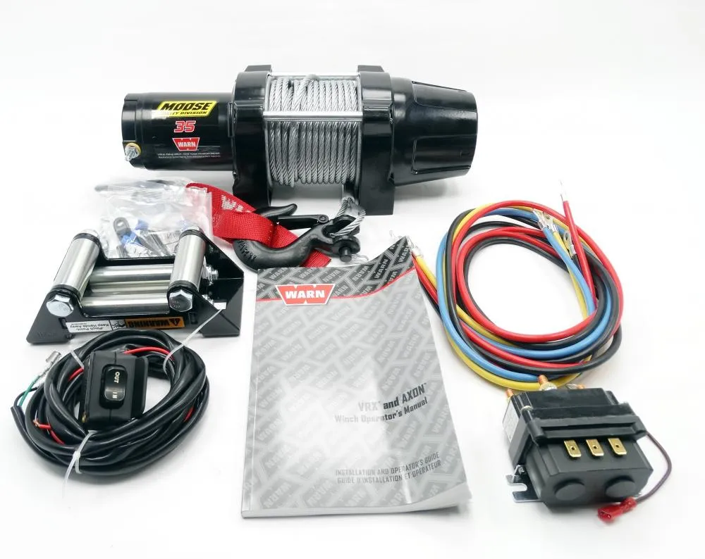 Moose_3500_quad_Seilwinde_vrx_35_Set Moose Utility Seilwinde 3500 VRX 35 12V 1588 kg