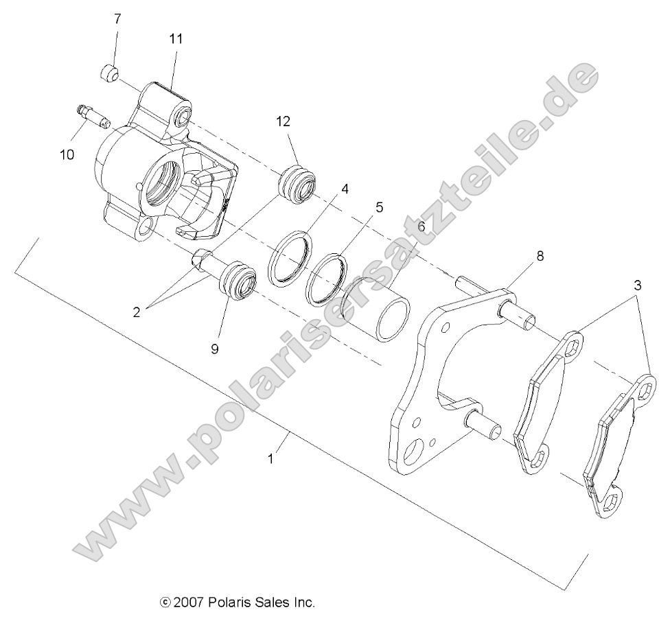 Brakes, Front Caliper Brakes, Front Caliper