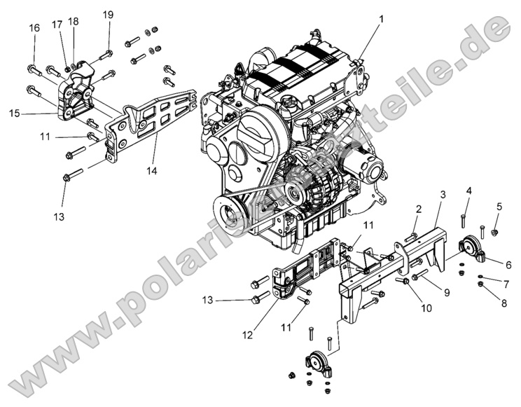 Engine, Mounting Engine, Mounting