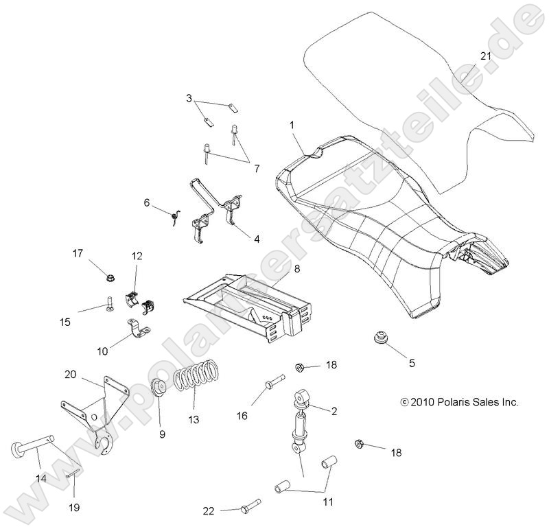 BODY, SEAT BODY, SEAT