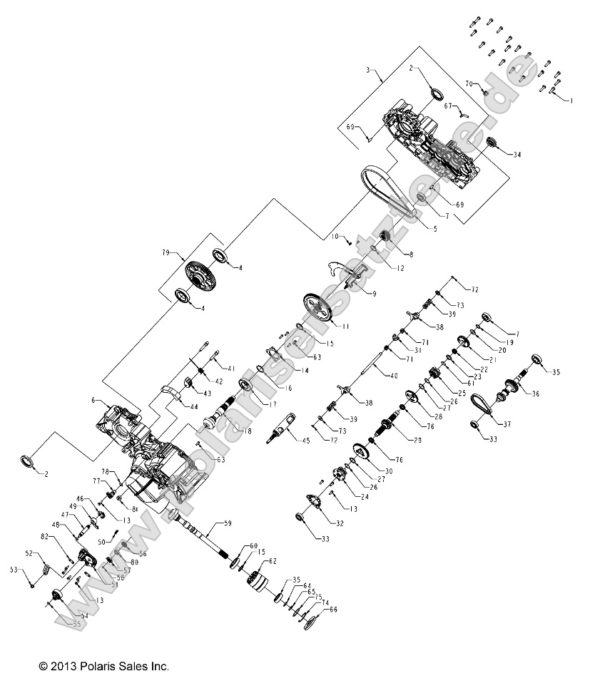 Drive Train, Main Gearcase Drive Train, Main Gearcase