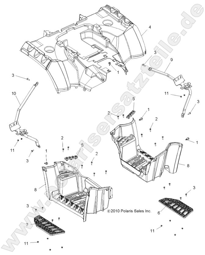 BODY, REAR CAB and FOOTWELL BODY, REAR CAB and FOOTWELL