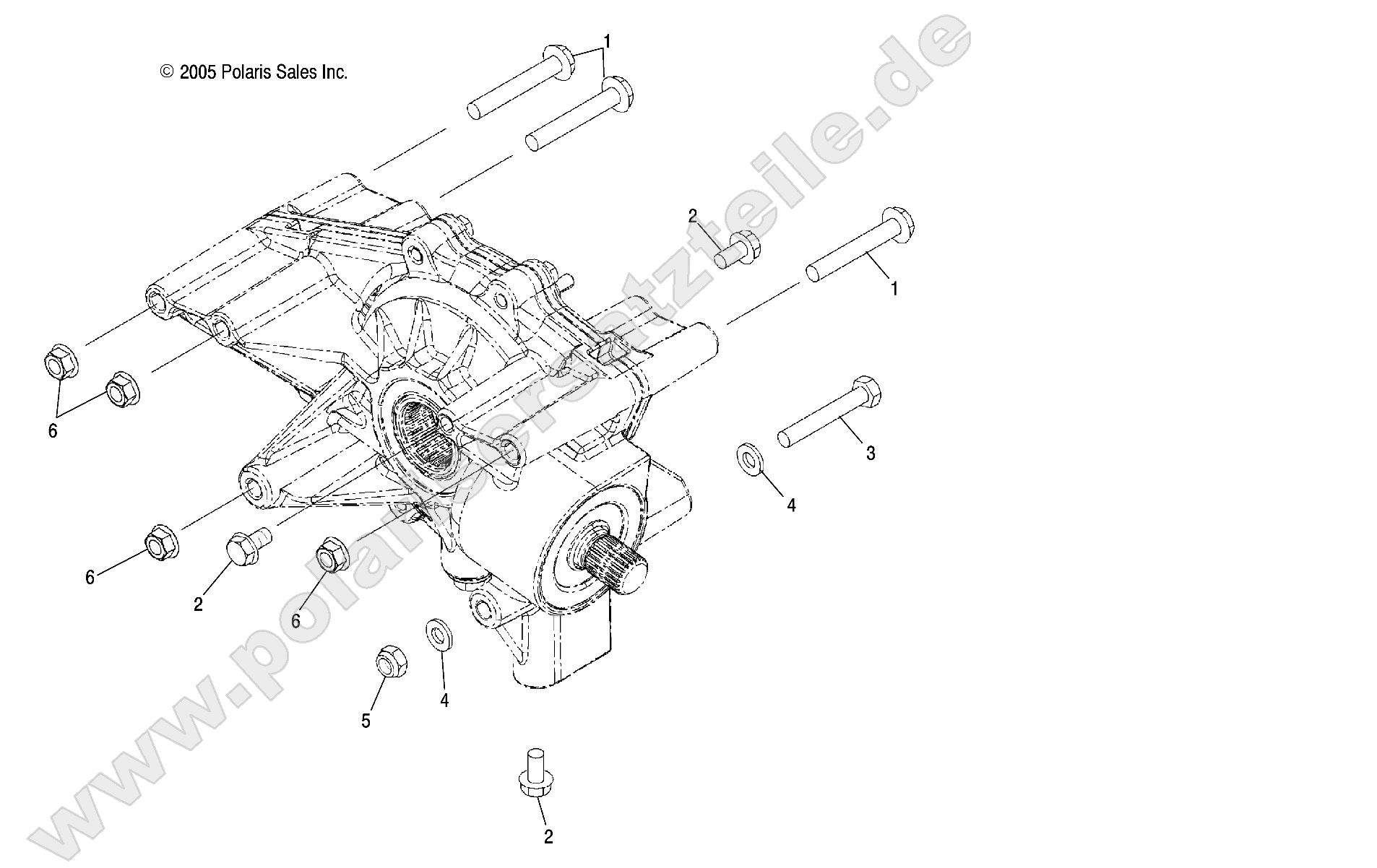 REAR GEARCASE MOUNTING REAR GEARCASE MOUNTING