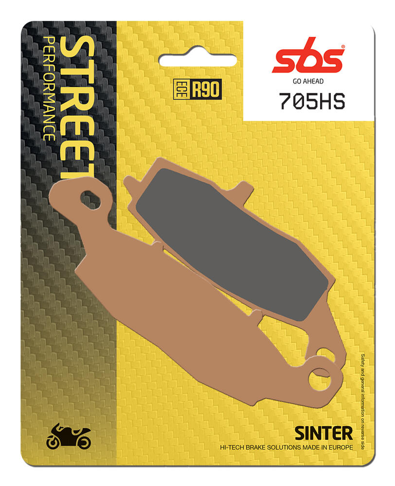 SBS_705_HS SBS Bremsbeläge HS Street Sintermetall ABE - 705HS