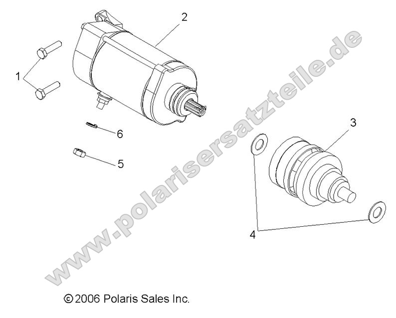 Engine, Starting Motor