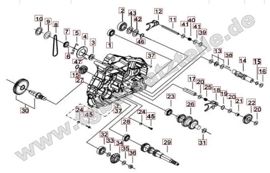 Motorgehäuse links 2