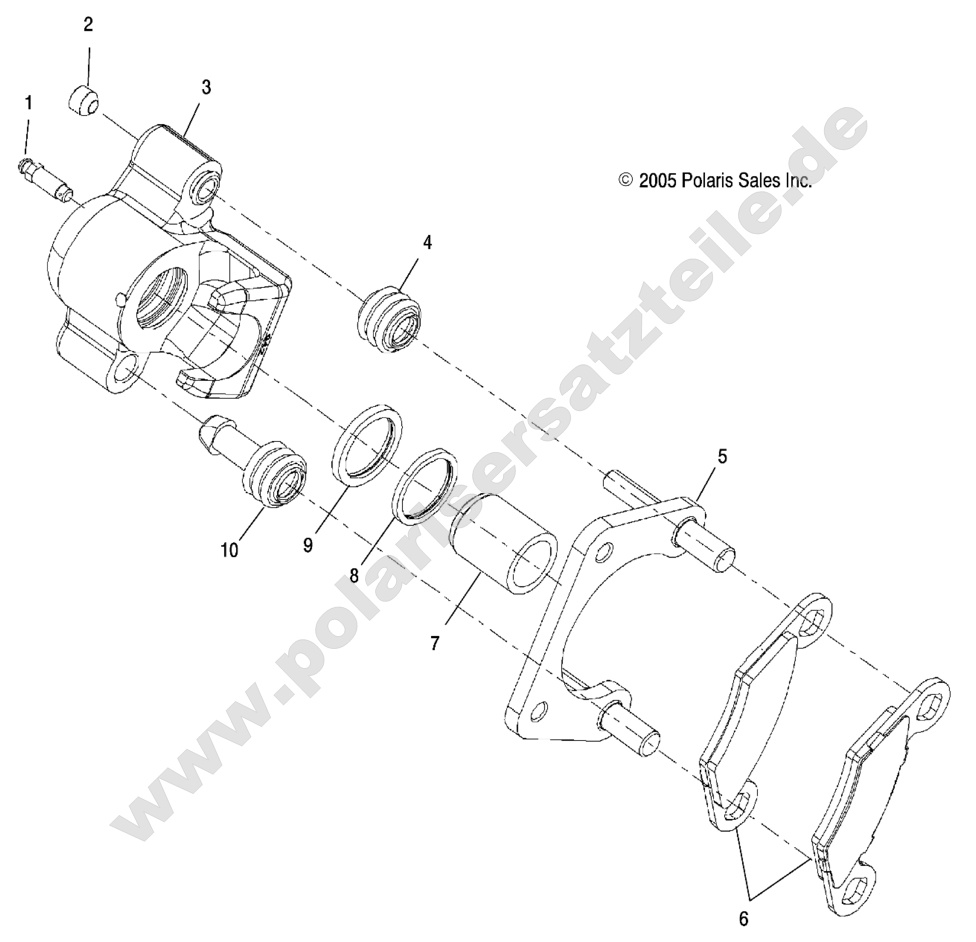Brakes, Caliper, Rear