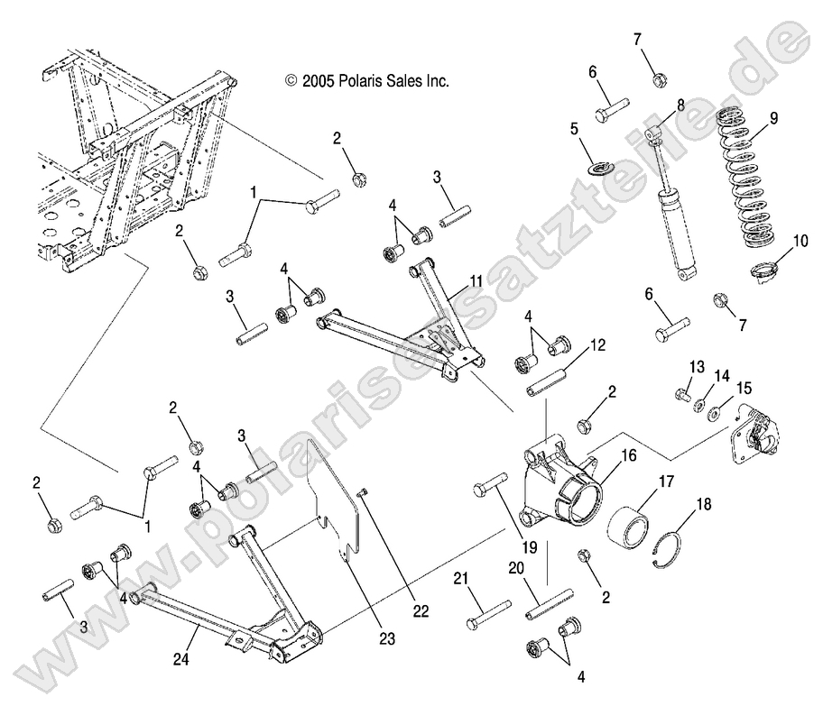 Strut, Front Strut, Front