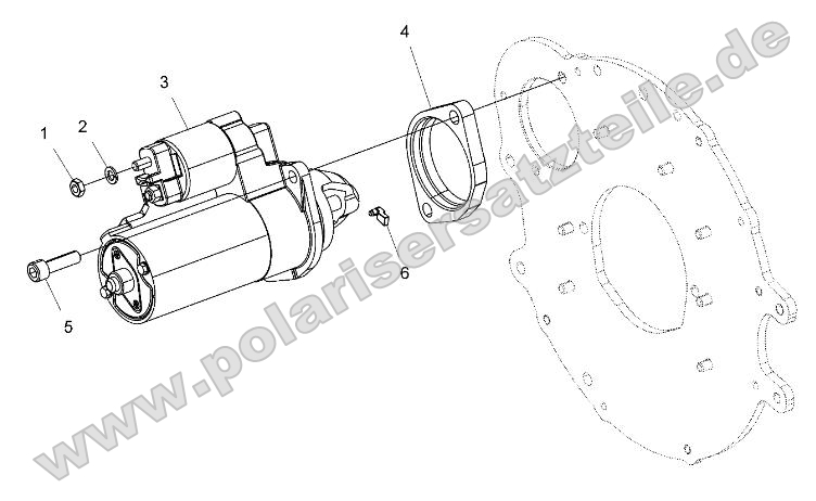 Engine, Starter Motor Engine, Starter Motor